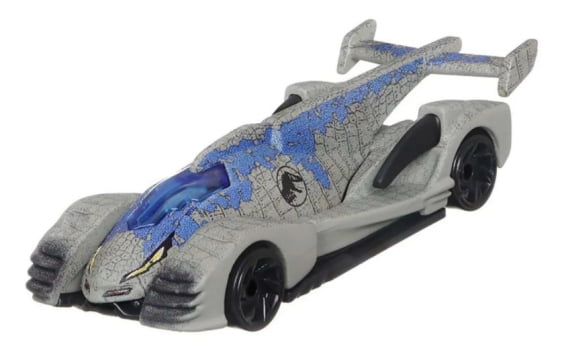 Hot Wheels Jurassic World Character Cars Velociraptor Blue