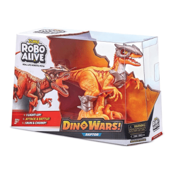 Boneco Robo Alive Dinossauro - Dino Wars - Raptor Original