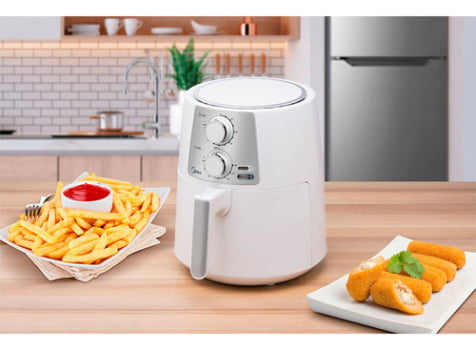 Fritadeira Air fryer 3,5 litros Midea Branco 220v 