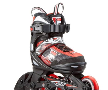 Patins Fila Ajustável J-one Black/Red 30 ao 34