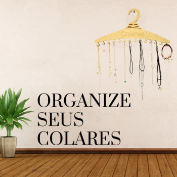 Porta Colares Cabide em MDF 40cm