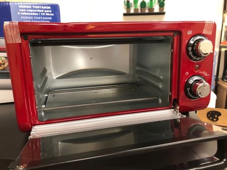 Forno De Bancada Elétrico Oster 10L Vermelho 220v - Outlet