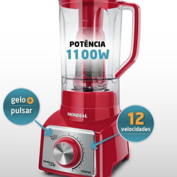 Liquidificador Mondial L-1000 1100W 220V - Novo