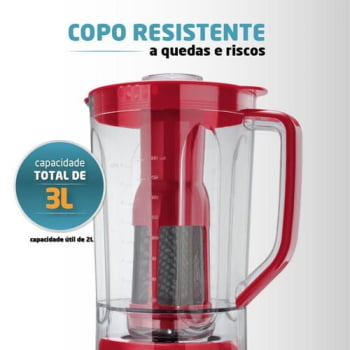 Liquidificador Mondial L-1000 1100W 220V - Novo