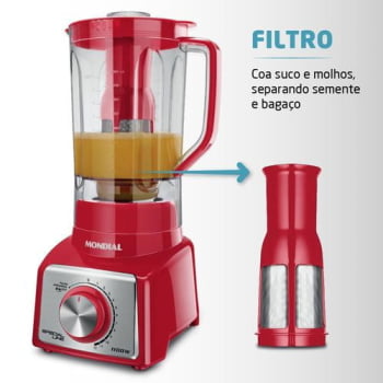 Liquidificador Mondial L-1000 1100W 220V - Novo