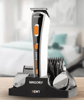 Maquina De Cabelo E Pêlos Mallory Mithos Barber Bivolt - Novo