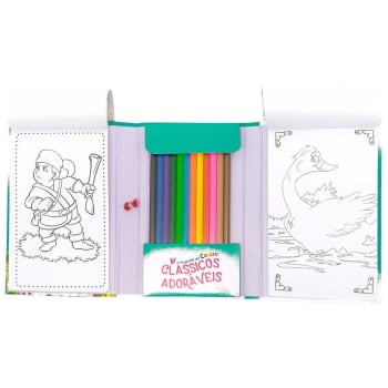 Livro Super Kit De Colorir Classicos Adoraveis 